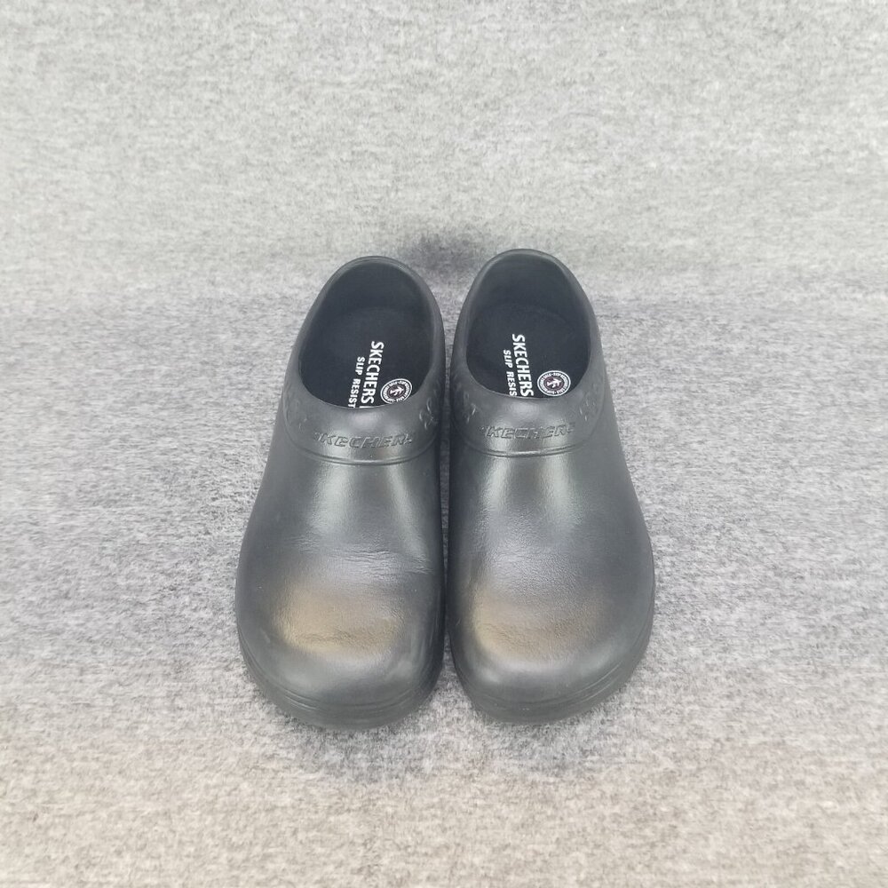 ✅SKETCHERS Work Oswald-Clara Womens 6 Slip-Resistant Work Clog Comfort Foam shoe - Picture 6 of 10